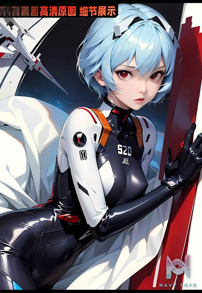 KALA HOME Studio – Ayanami Rei 3D Decorative Painting Neon Genesis Evangelion