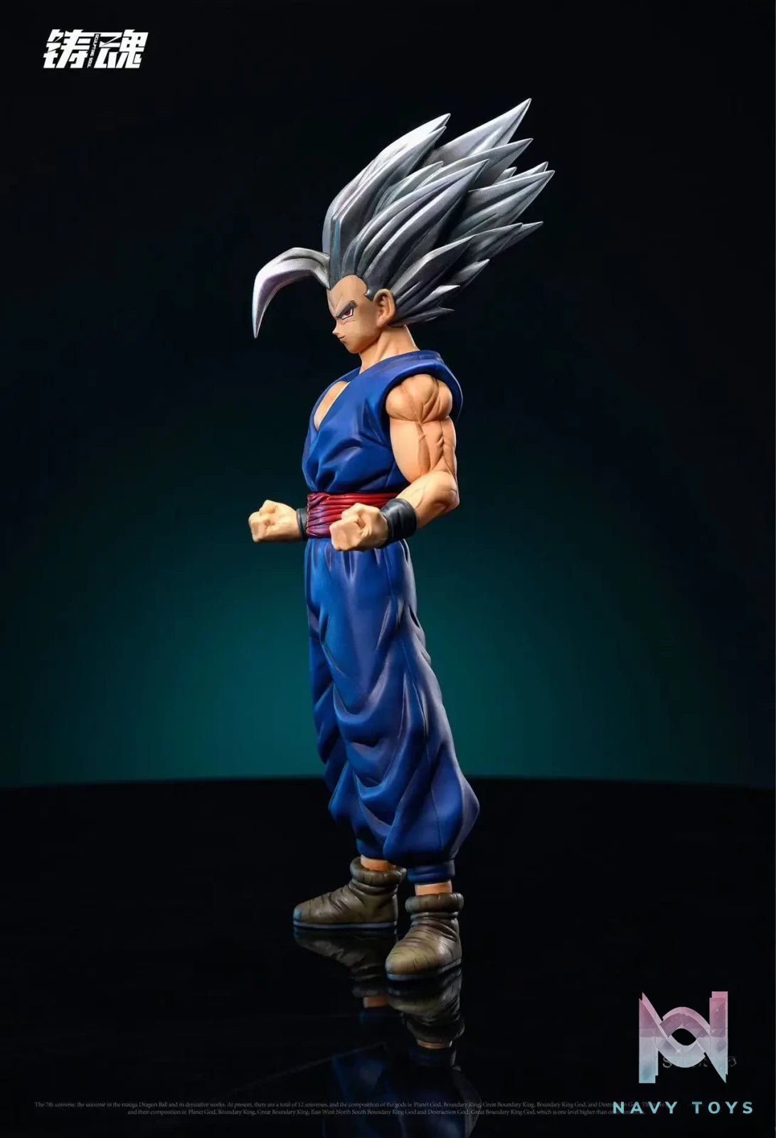 Sculpting Soul Studio - Super Warriors of Universe 7 (Goku, Vegeta, Gohan, Piccolo, Broly) resin statue Navy Toys anime figure
