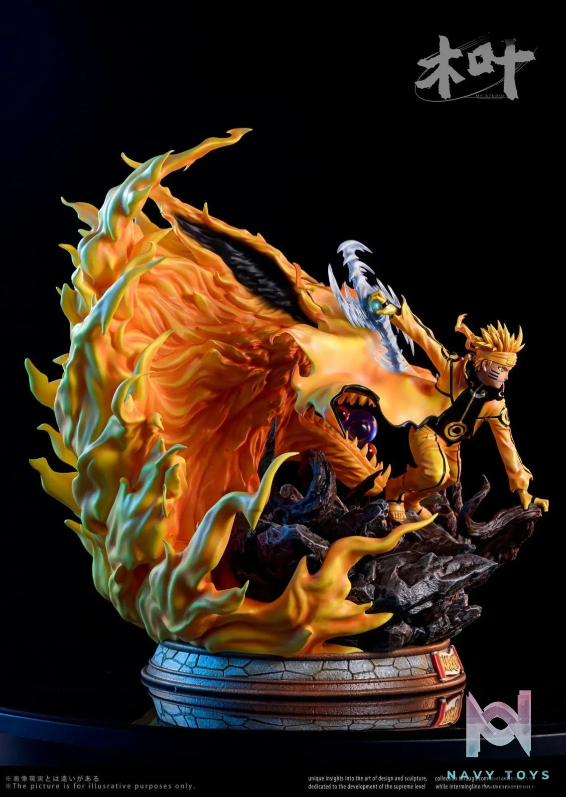 Konoha Studio – Naruto Ninetails Chakra Mode Naruto