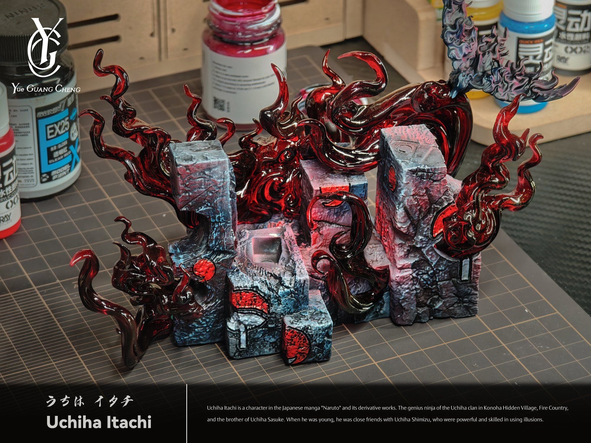 Uchiha Itachi - Naruto - Yue Guang Cheng Studio resin statue Yue Guang Studio anime figure