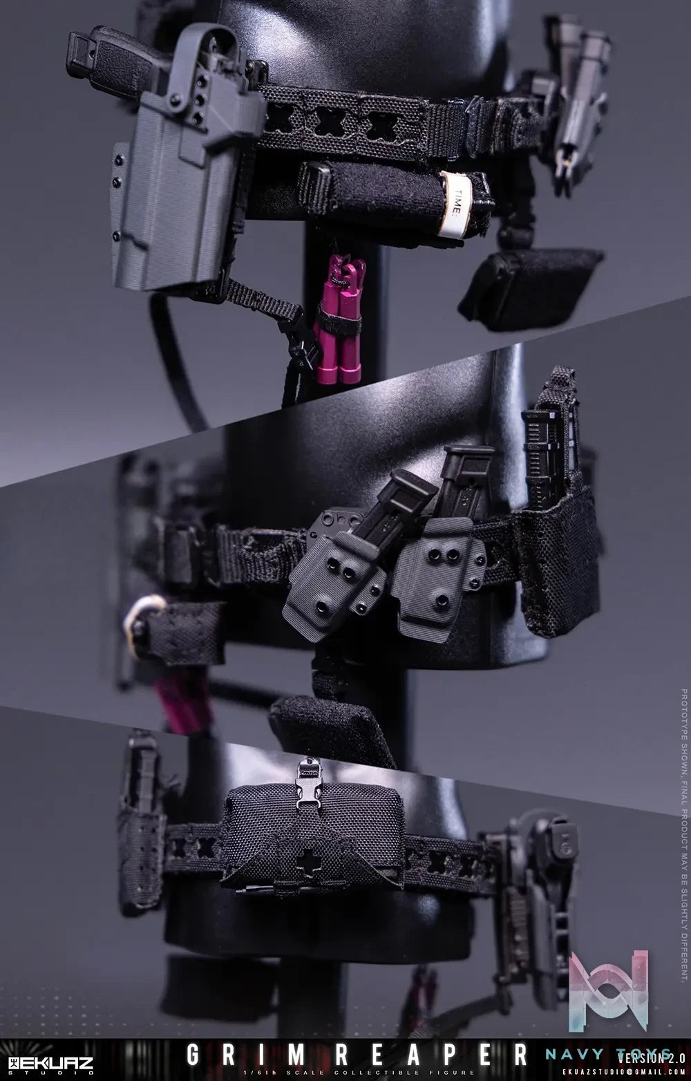 EKUAZ STUDIO – 1/6 GRIM REAPER 2.0 Elite guard EKS015 EKS015S (Licensed)