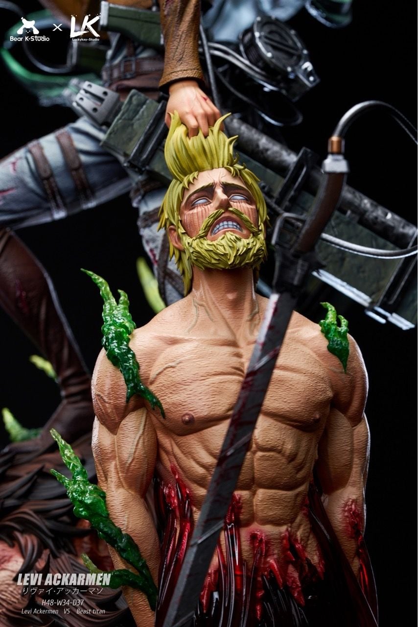 Levi Ackerman - Attack on Titan - Bear K Studio x LK Studio resin statue bear k Studio x Lk Studio anime figure