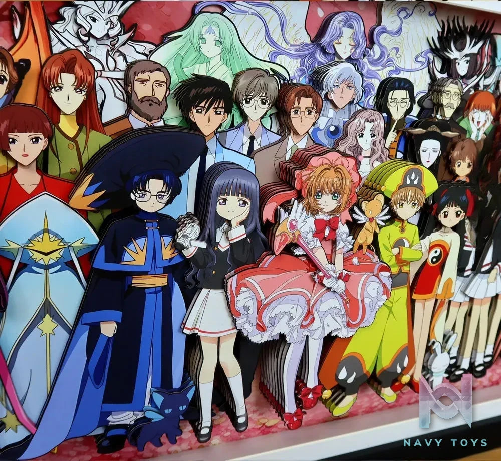KALA HOME Studio – Cardcaptor Sakura Multiple Characters #03 3D Decorative Painting Cardcaptor Sakura