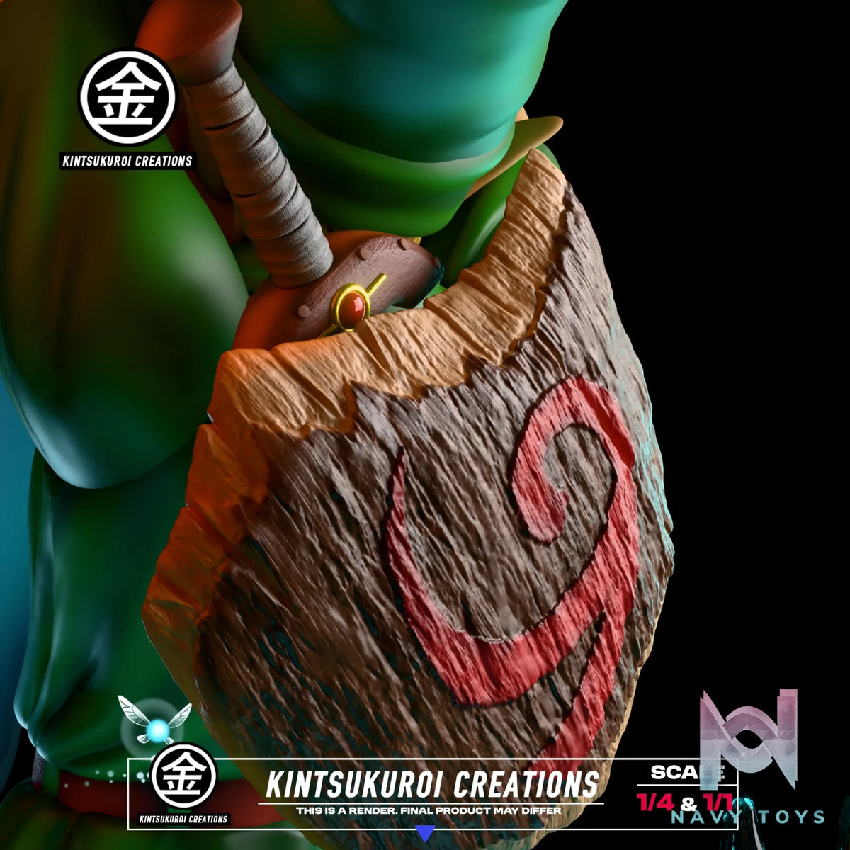 KINTSUKUROI CREATIONS Studio – The Legend of Zelda YOUNG LINK PULLING MASTER SWORD