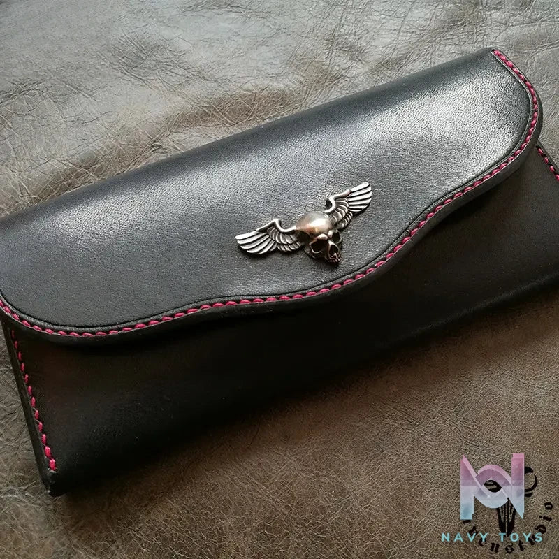 Raven Studio (silver jewelry) – Original Japanese Premium Tochigi Saddle Leather Flap Long Wallet Original