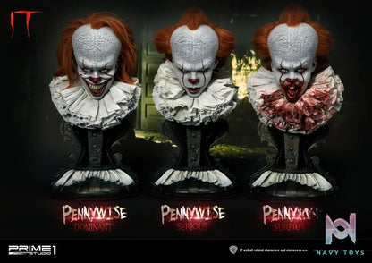 Prime 1 Studio – High Definition Bust IT (Film) Pennywise Head HDBIT-01 HDBIT-02 HDBIT-03 HDBIT-ALL (Licensed)