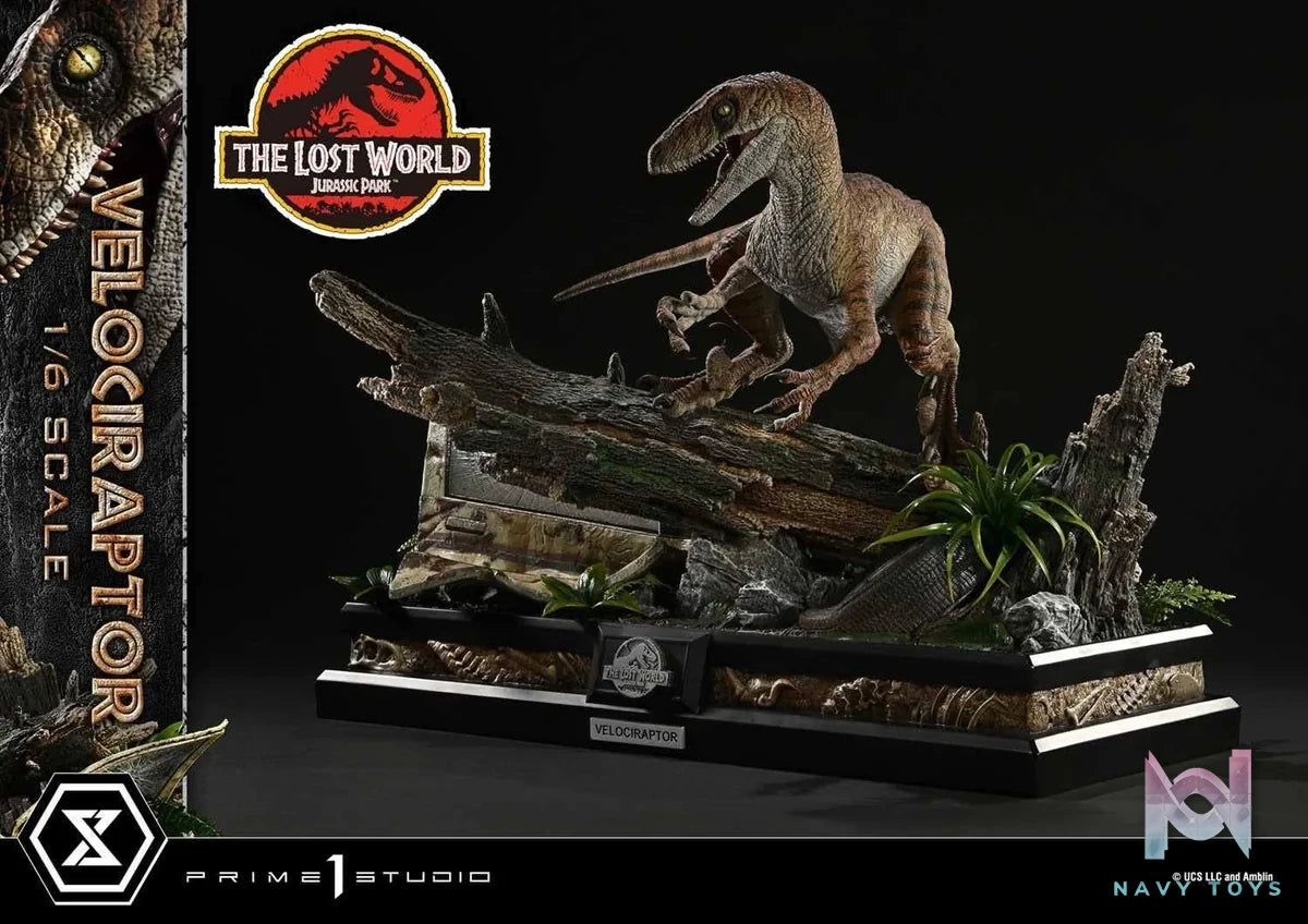 Velociraptor resin statue prime 1 studio anime figure