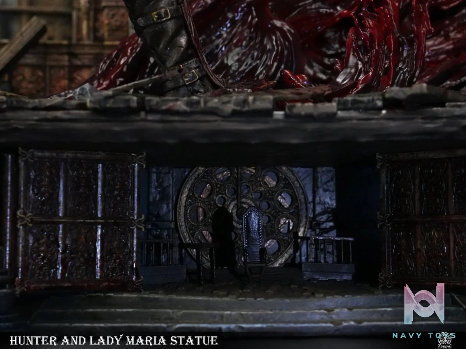 Lady Maria vs Hunter resin statue Bard studio anime figure