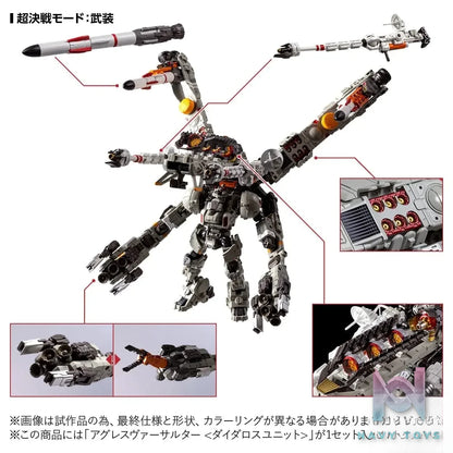 TAKARA TOMY – Original DIACLONE Aggress Versalter Daedalus Unit TM-36 Finished Model (Licensed)