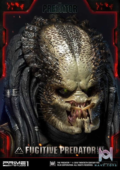 Prime 1 Studio – Life Size Bust The Predator (Film) Fugitive Predator LSTPR-01 LSTPR-01DX (Licensed)