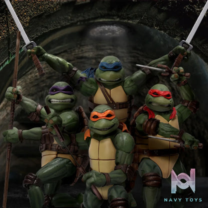 Mezco Studio – Teenage Mutant Ninja Turtles (1990) Boxed Set 1/12 Action Figure (Licensed)