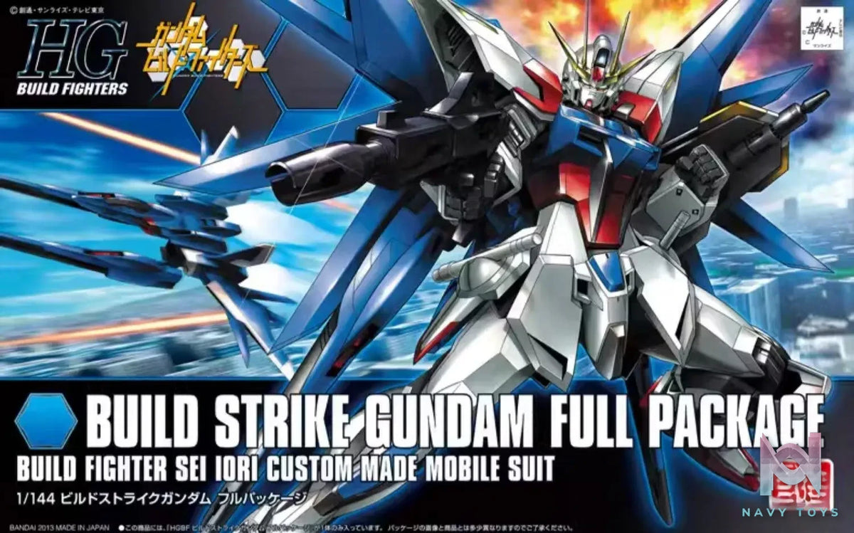 BANDAI – HGBF 1/144 Full Armor Build Strike Gundam (Licensed)
