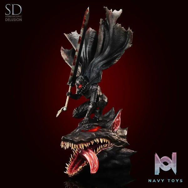 Guts - Berserk - Stereoscopic Delusion Studio resin statue Navy Toys anime figure