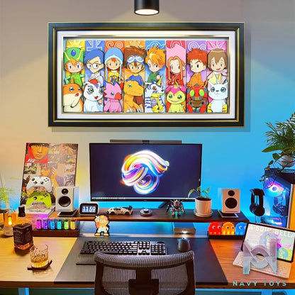 KALA HOME Studio – Digimon Multiple Characters #03 3D Decorative Painting Digimon