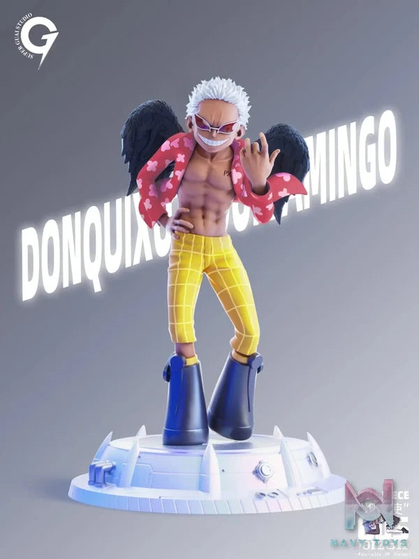 Super Guai Studio - One Piece Seraphim Donquixote Doflamingo resin statue Navy Toys anime figure