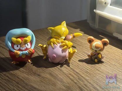 61 Studio – Teddiursa x Darumaka x Abra x Munna Pokémon