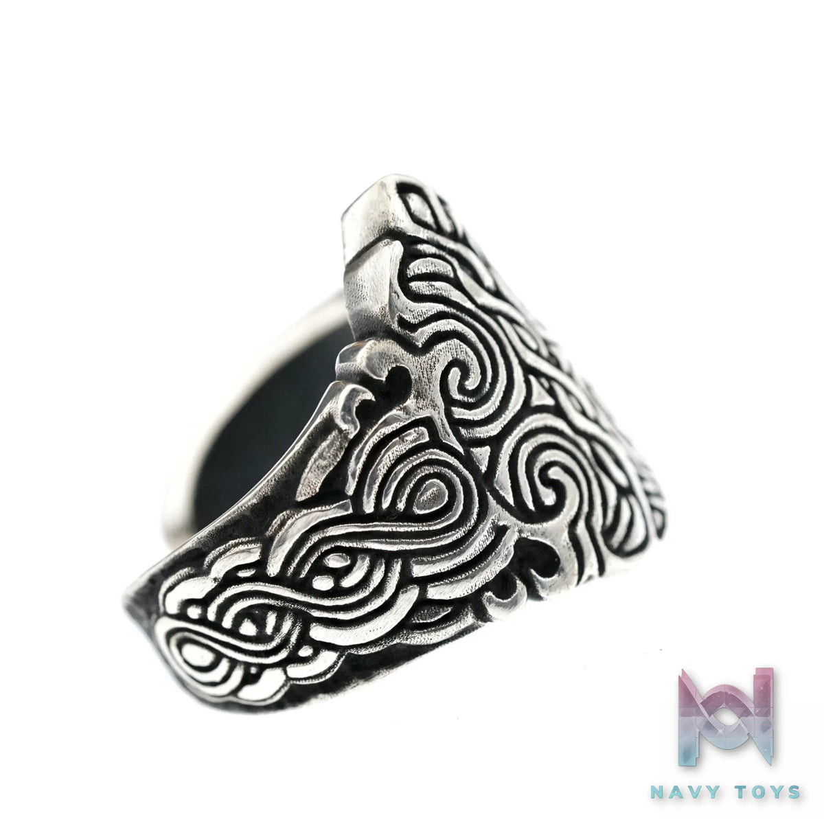 Raven Studio (silver jewelry) – Original Design Viking Style Men’s Ring Original