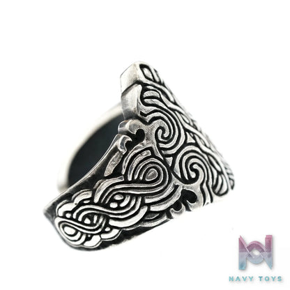 Raven Studio (silver jewelry) – Original Design Viking Style Men’s Ring Original