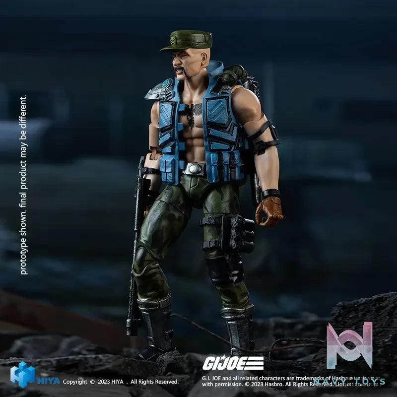 Hiya Toys – Exquisite Mini Series 1/18 Scale 4 Inch Gung-Ho Marine Version Action Figure (Licensed)