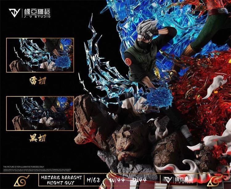 Kakashi x Gai resin statue JY Studio anime figure