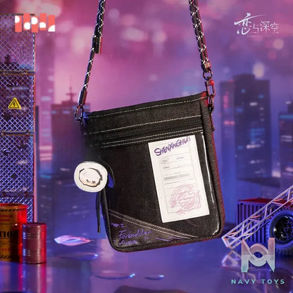 Paper Presented – Love and Deepspace Restricted Zone Series Denim Crossbody Bag (Licensed)