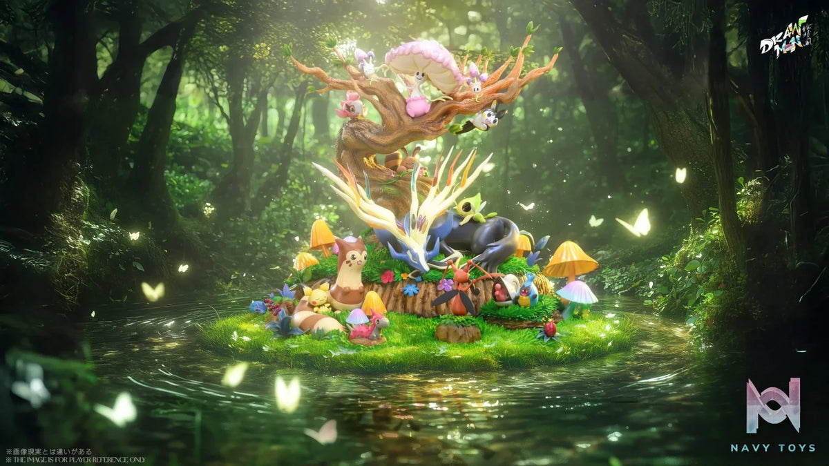Drawmon Studio – Pokémon Forest Chapter Sleeping Xerneas