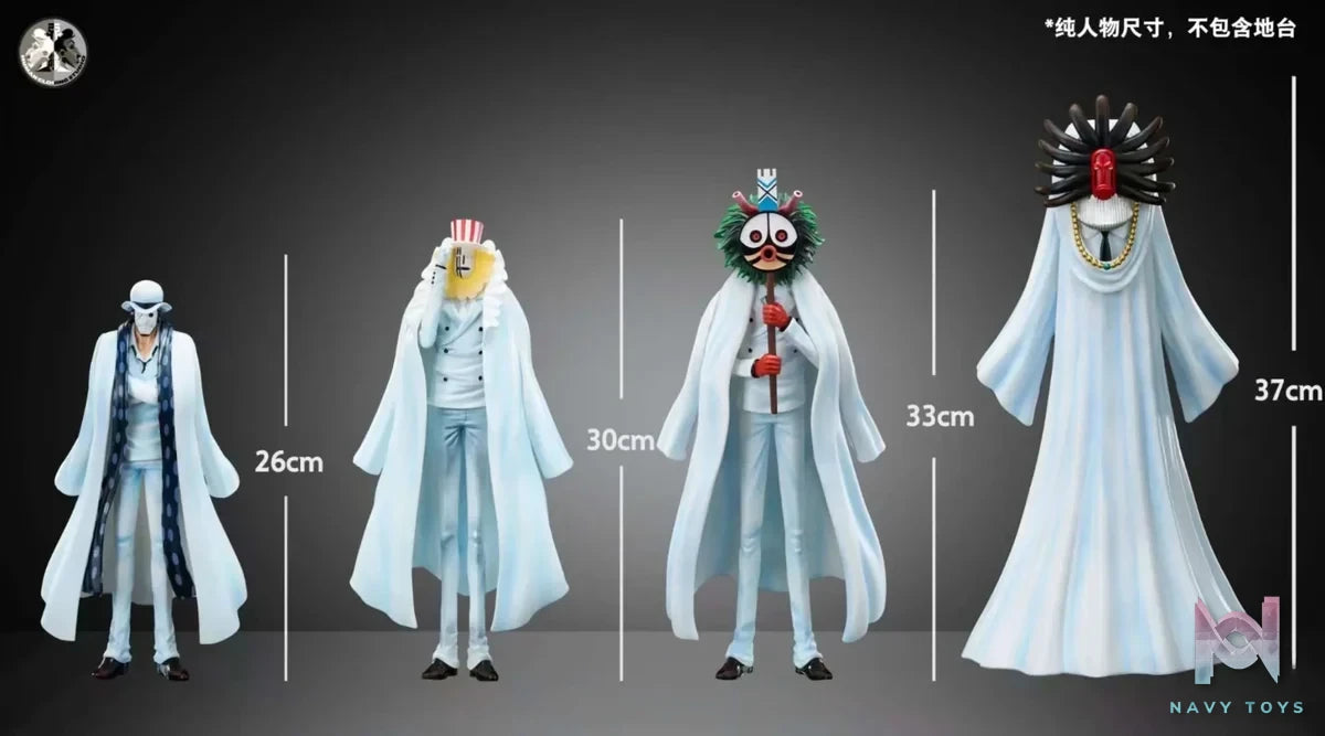 Clone Studio - One Piece CP0 series Guernica & Joseph & Maha & Gismonda resin statue Navy Toys anime figure