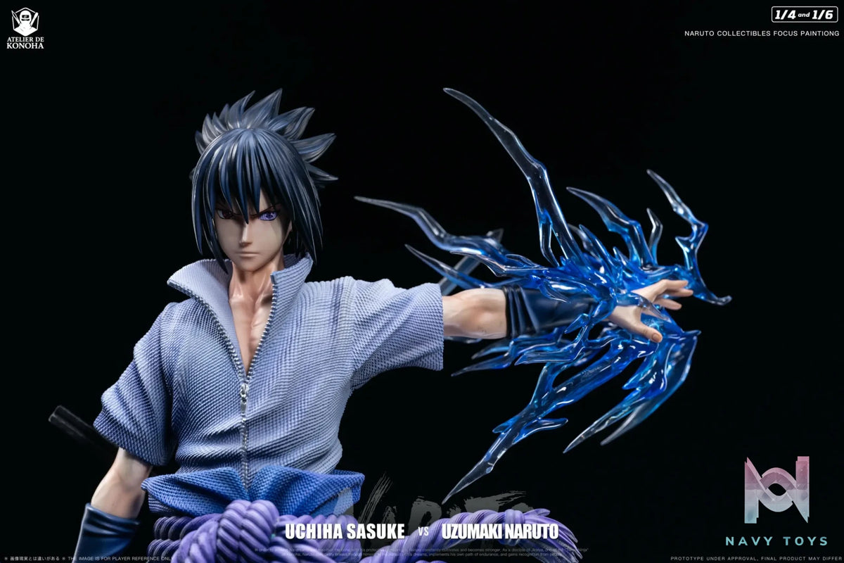 ATELIER DE KONOHA Studio – Naruto Light Sculpture Series Uzumaki Naruto & Uchiha Sasuke