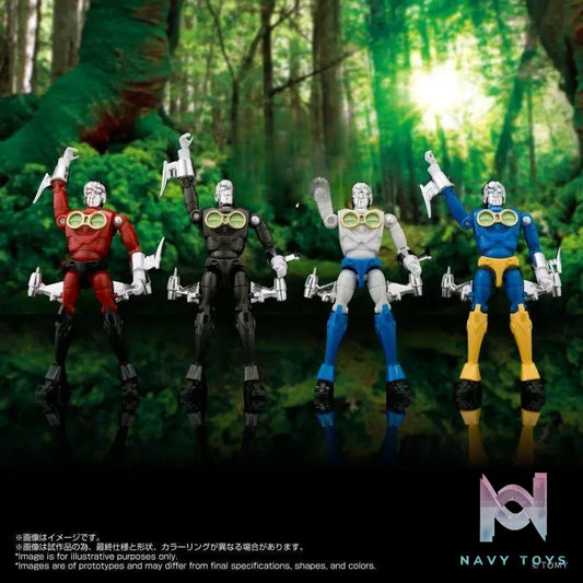 TAKARA TOMY – Microman LegacySoul T-Spark Microman Command No.3 Exclusive Action Figure Set (Licensed)