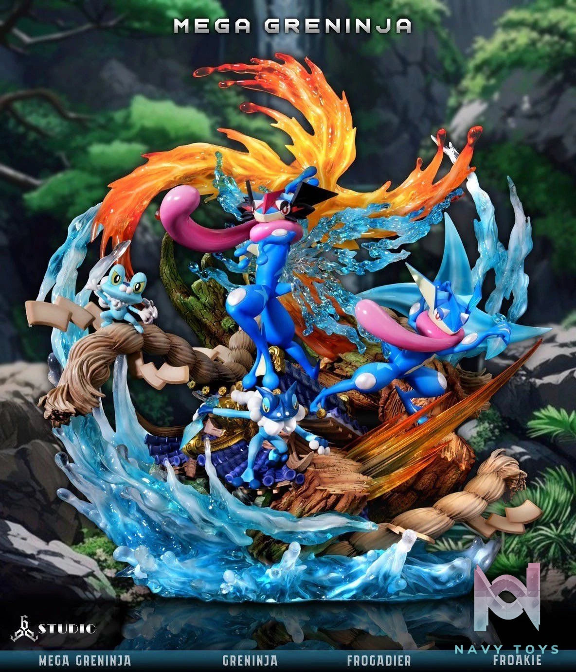 Mega Greninja - Pokémon - 666 Studio resin statue 666 Studio anime figure