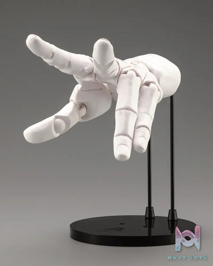 Kotobukiya – Artist Support Item Hand Model 1/1 L Grey & White AT029 AT030 (Licensed)