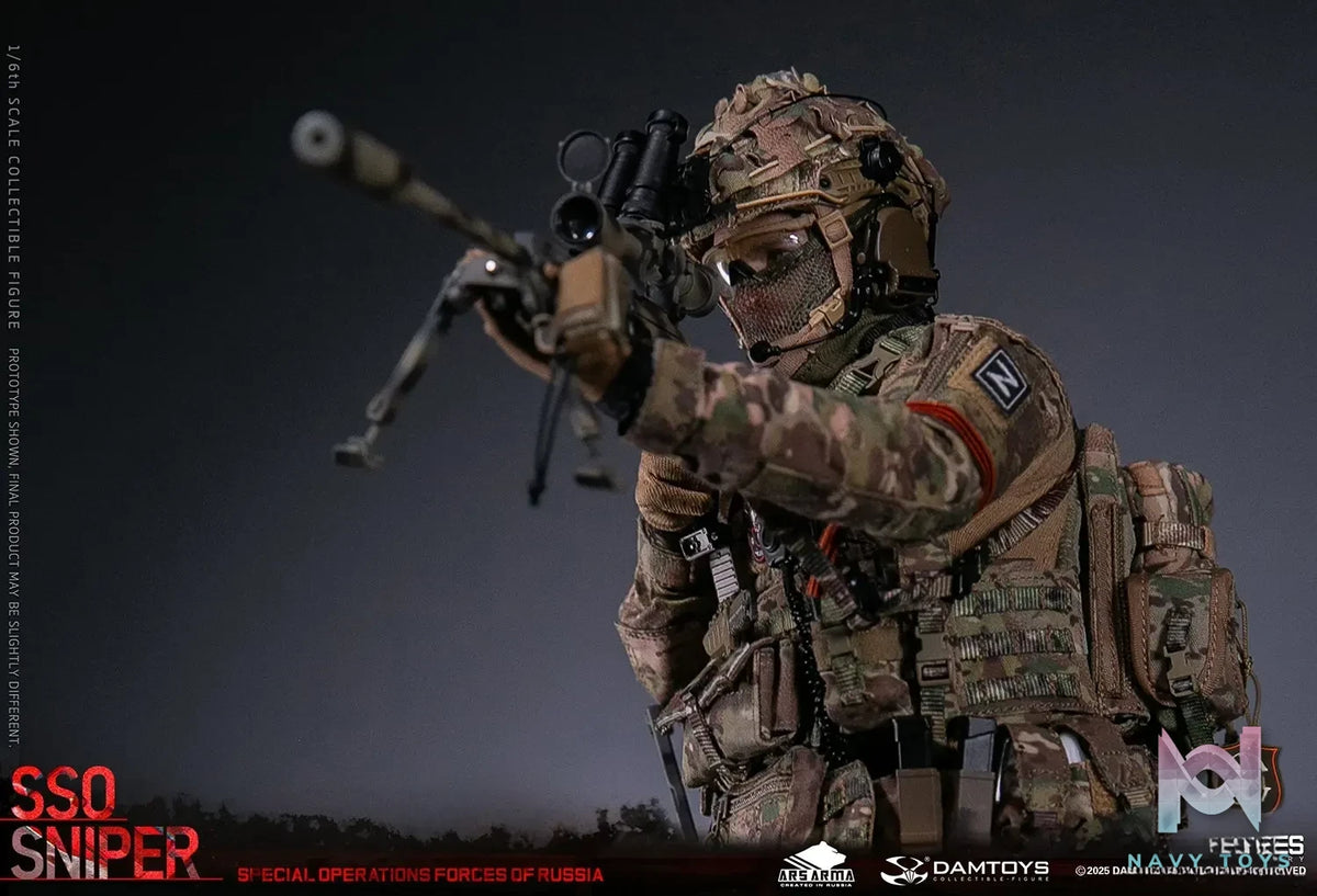 DAMTOYS – 1/6 Scale Russian Federation SSO Special Forces Sniper Item No. 78108 (Licensed)