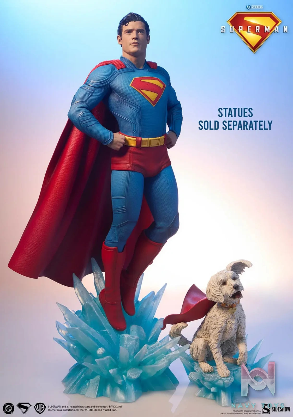 Sideshow Collectibles – Collectibles DC Comics Superman & Krypto 300982 300997 (Licensed)