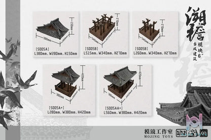 MOjingToys – Module Series – S005 “Su yan” Ancient-Style Architecture 1/12 Scene (Licensed)