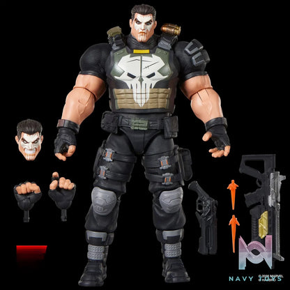 Hasbro Studio – Marvel Legends Series Marvel Rivals The Punisher 1/12 Scale Action Figure (Licensed)