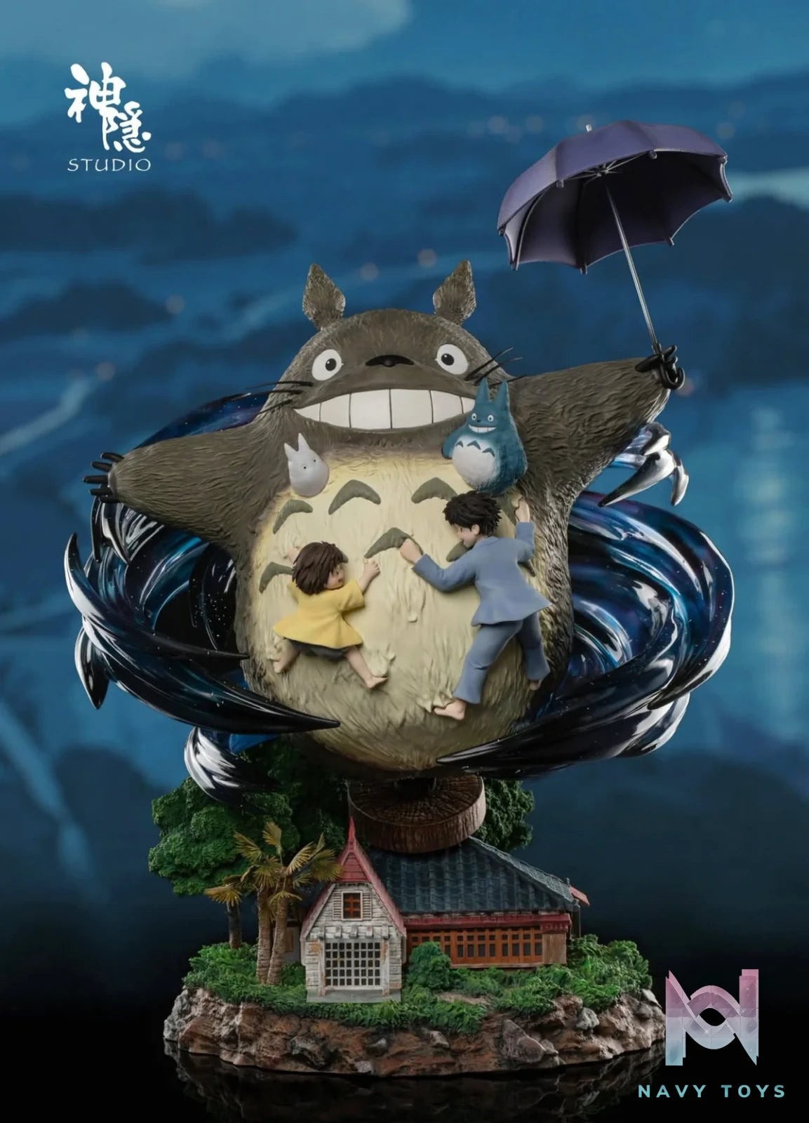 Totoro Night Tour resin statue shenyin studio anime figure