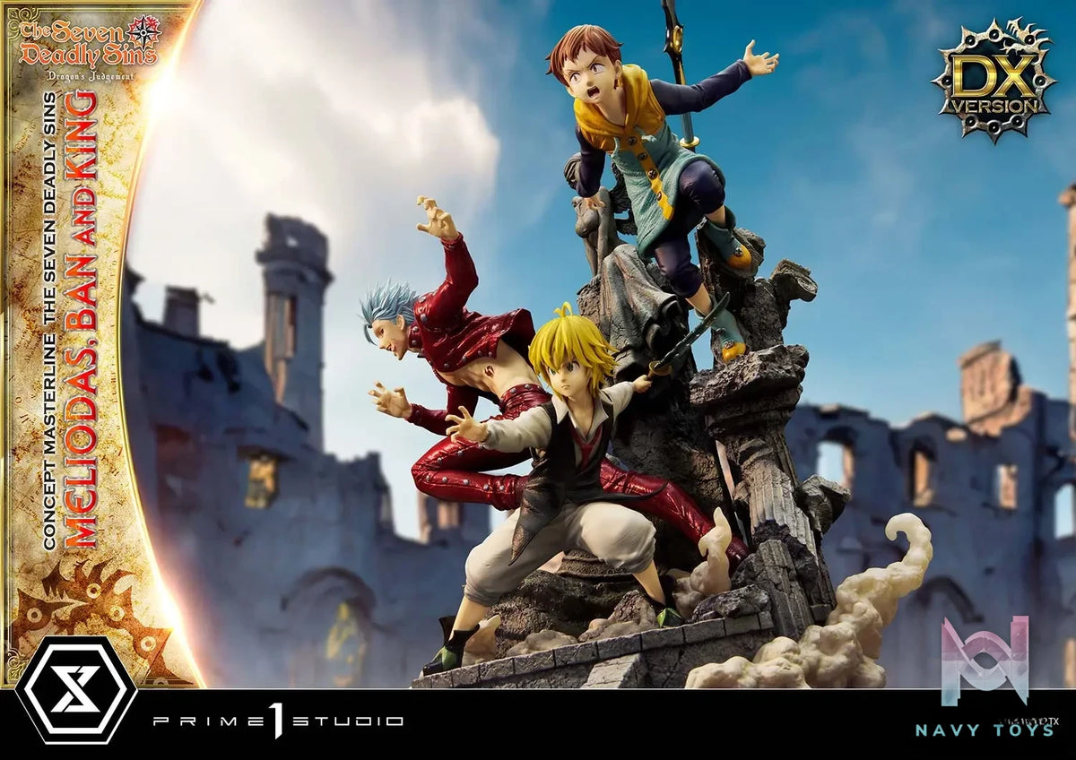 Prime 1 Studio – Concept Masterline The Seven Deadly Sins Meliodas, Ban and King CMNTZ-01 CMNTZ-01DXS (Licensed)