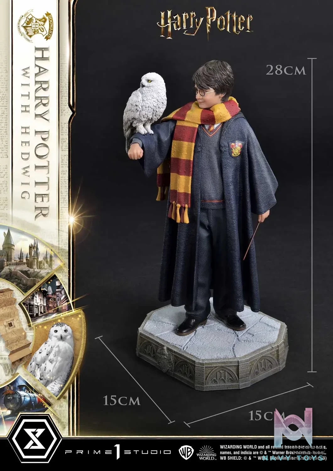 Prime 1 Studio – Prime Collectible Figures Harry Potter Harry Potter With Hedwig PCFHP-03 (Licensed)