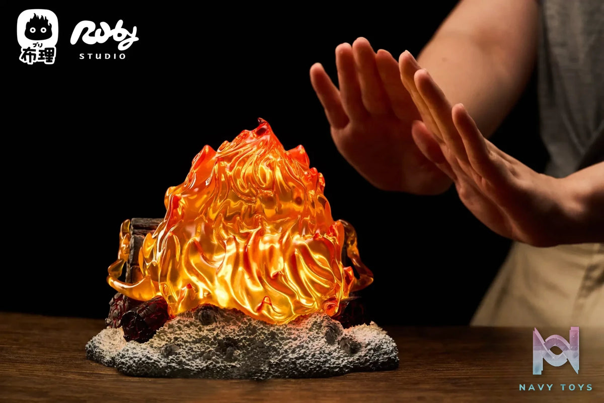 Ruby ​​Studio & Buri Studio – Howl’s Moving Castle Calcifer Night Light