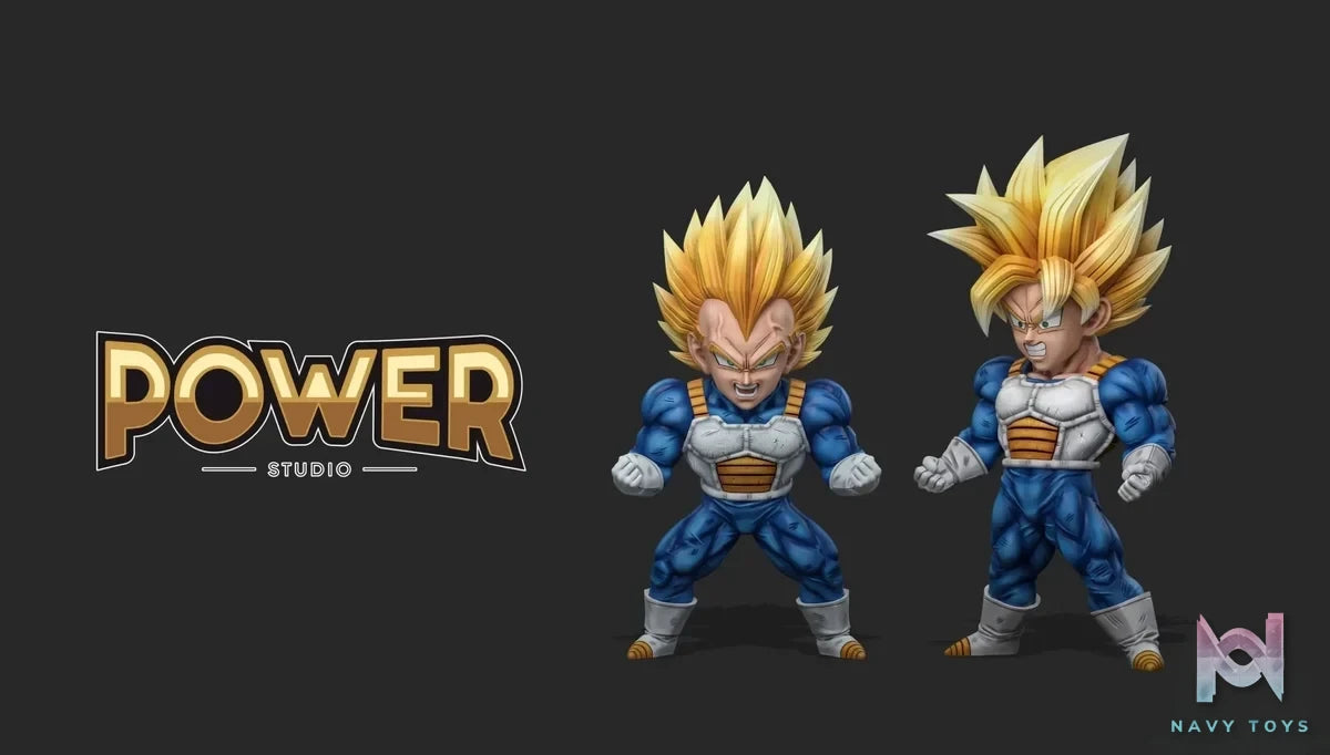 Power Studio - Dragon Ball Muscle Goku resin statue Navy Toys anime figure