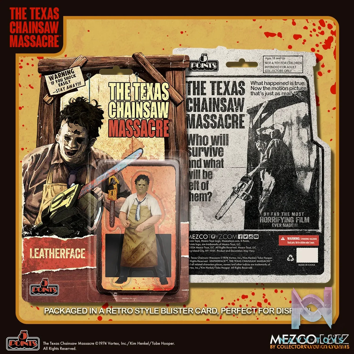 Mezco Studio – The Texas Chainsaw Massacre (1974): Leatherface (Licensed)