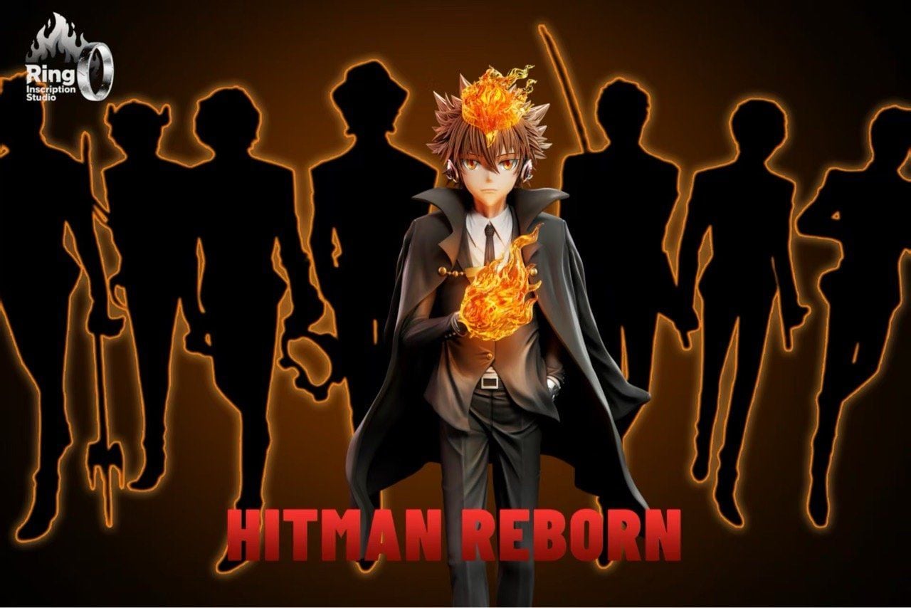 Tsunayoshi Sawada - Hitman Reborn - Ring Inscription Studio resin statue Ring Inscription Studio anime figure