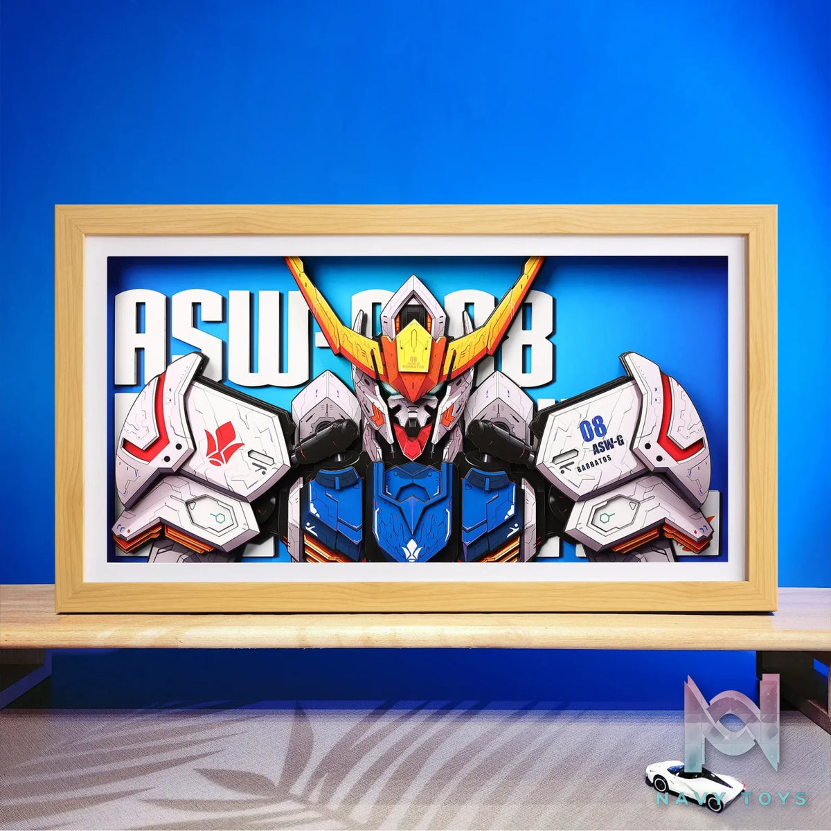Yu Zhi Jiang Studio – Gundam Barbatos 3D Decorative Painting Gundam