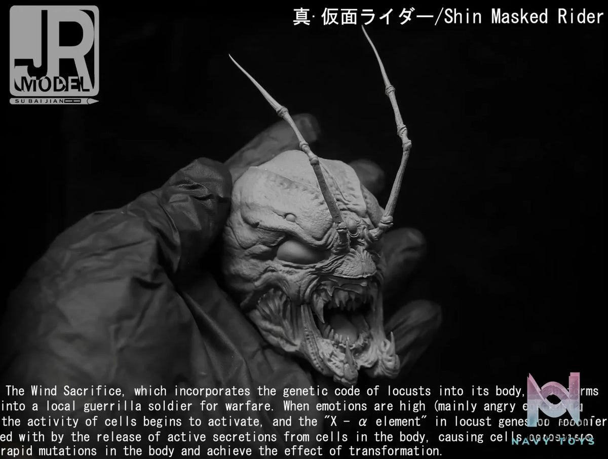 JRMODEL Studio – Kamen Rider Real Head Sculpture Fridge Magnet Series