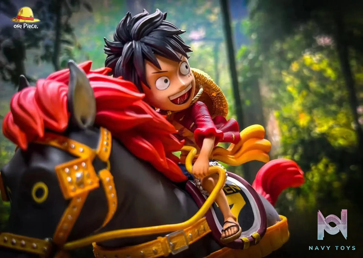 One Piece Studio – One Piece Riding Horse & Luffy