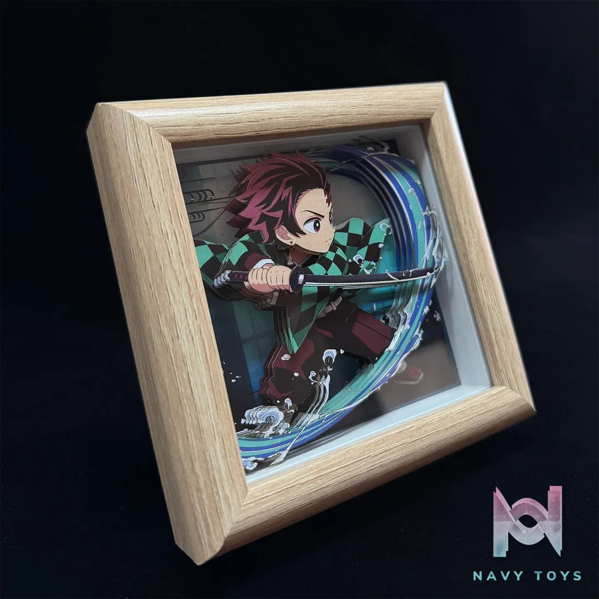 Aotupanda Studio – Tanjiro Kamado 3D Decorative Painting Demon Slayer