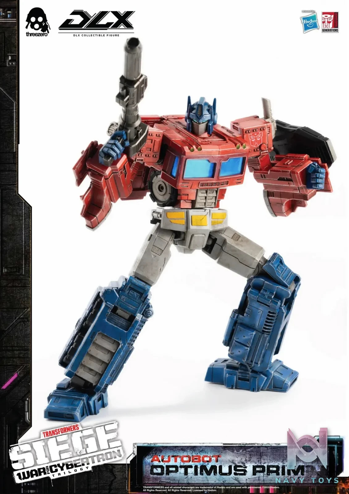 Threezero – Transformers: War for Cybertron 10-inch DLX Optimus Prime (Licensed)