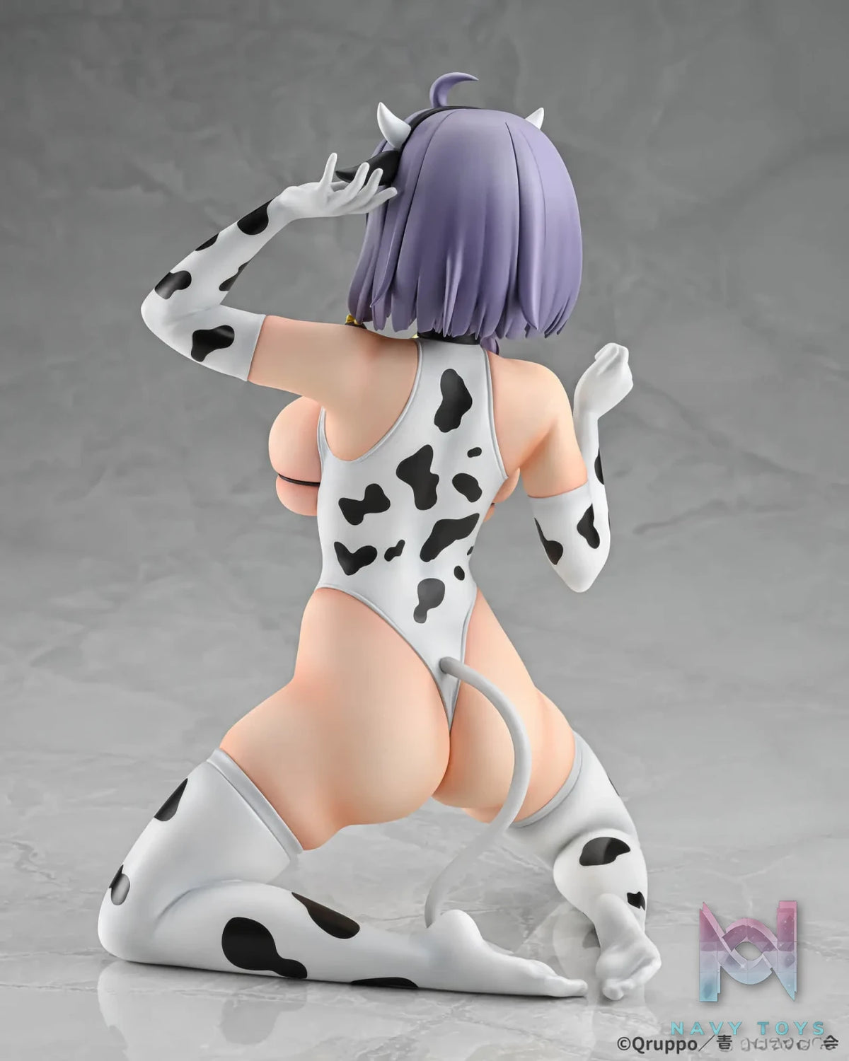 Q-six – Nukitashi THE ANIMATION Misaki Hotori Cow Pattern Costume 1/5 Complete Figure (Licensed)