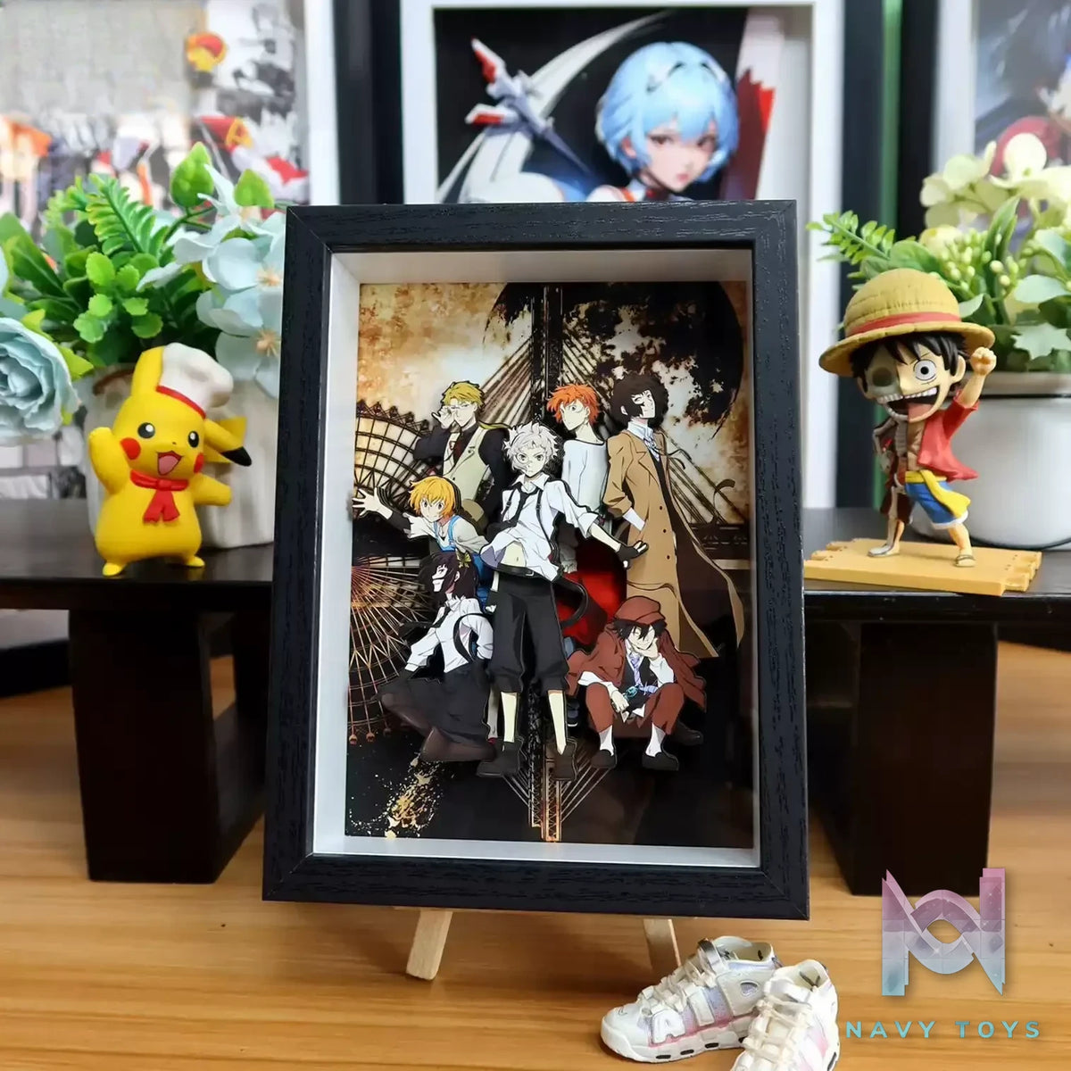 KALA HOME Studio – Bungo Stray Dogs Multiple Characters #01 3D Decorative Painting Bungo Stray Dogs