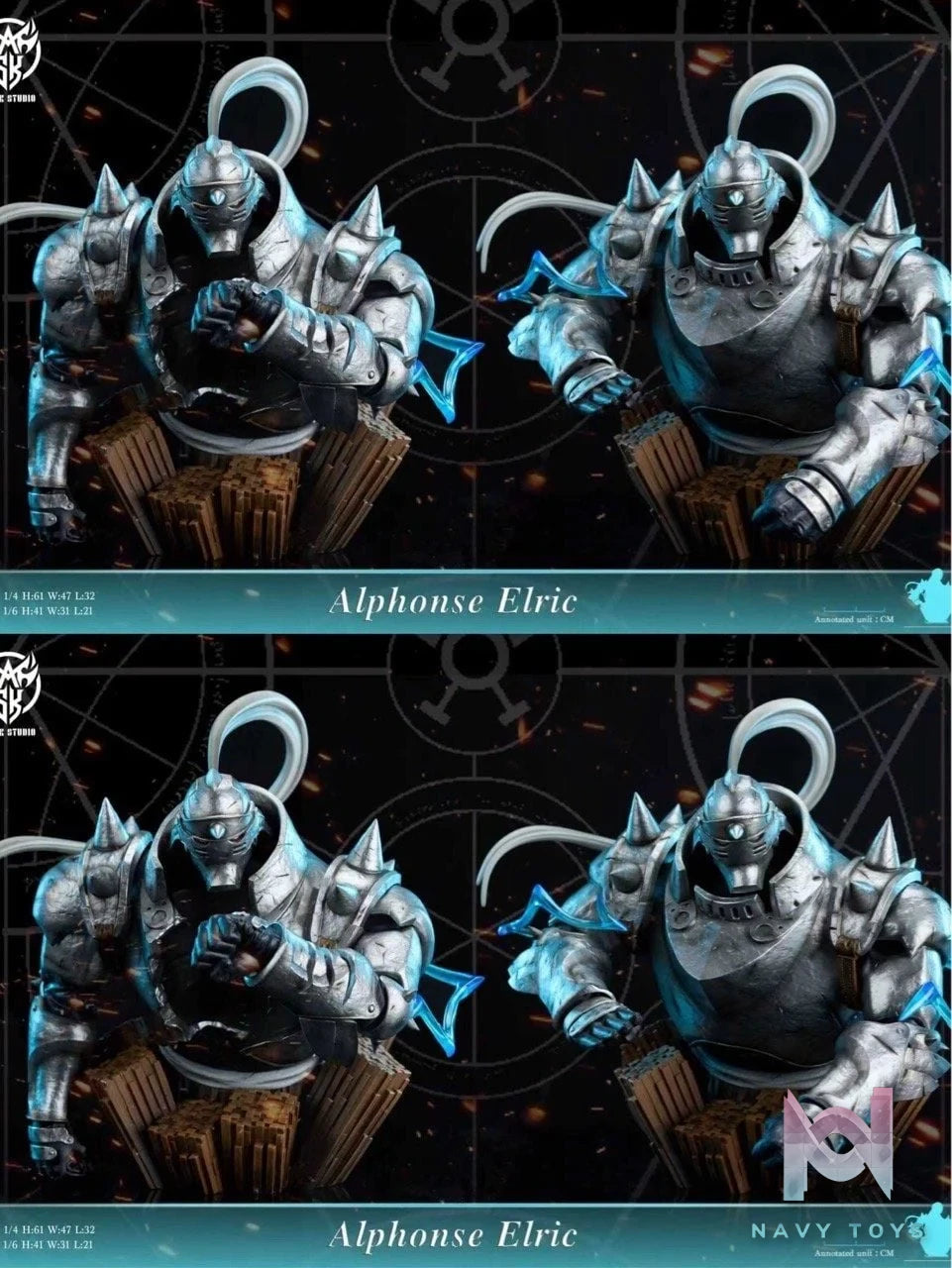 Alphonse - Fullmetal Alchemist - Mask Studio resin statue mask studio anime figure